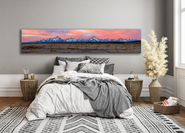 Teton Dawn Panoramic Print